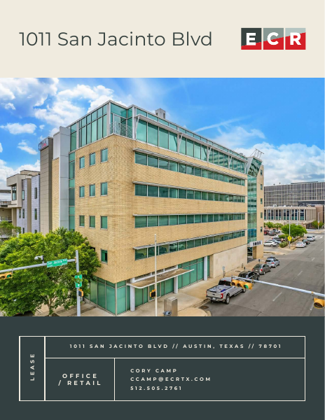 First page of the ECR leasing flyer
